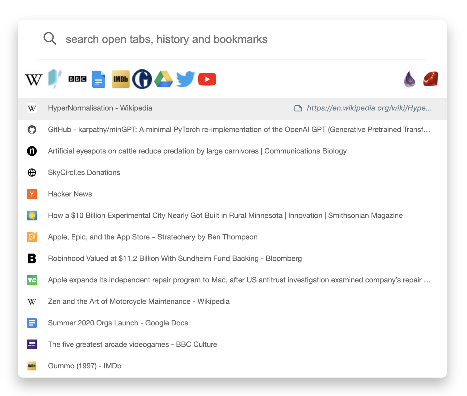 Tefter slack search